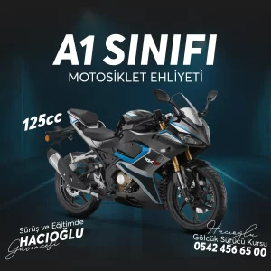Gölcük Sürücü Kursu Gölcük A1 SINIFI 125cc MOTOSİKLET EHLİYETİ