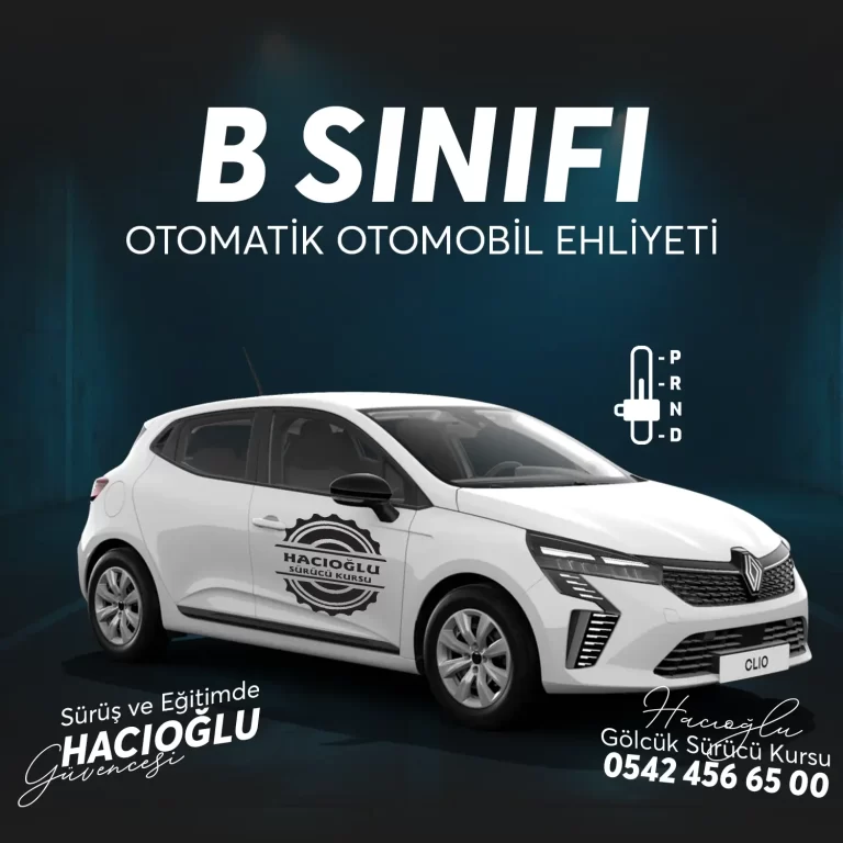 Gölcük Sürücü Kursu Gölcük B SINIFI OTOMOBİL EHLİYETİ