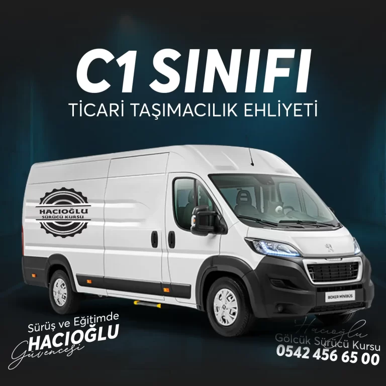 Gölcük Sürücü Kursu Gölcük C1 SINIFI TİCARİ TAŞIMACILIK EHLİYETİ