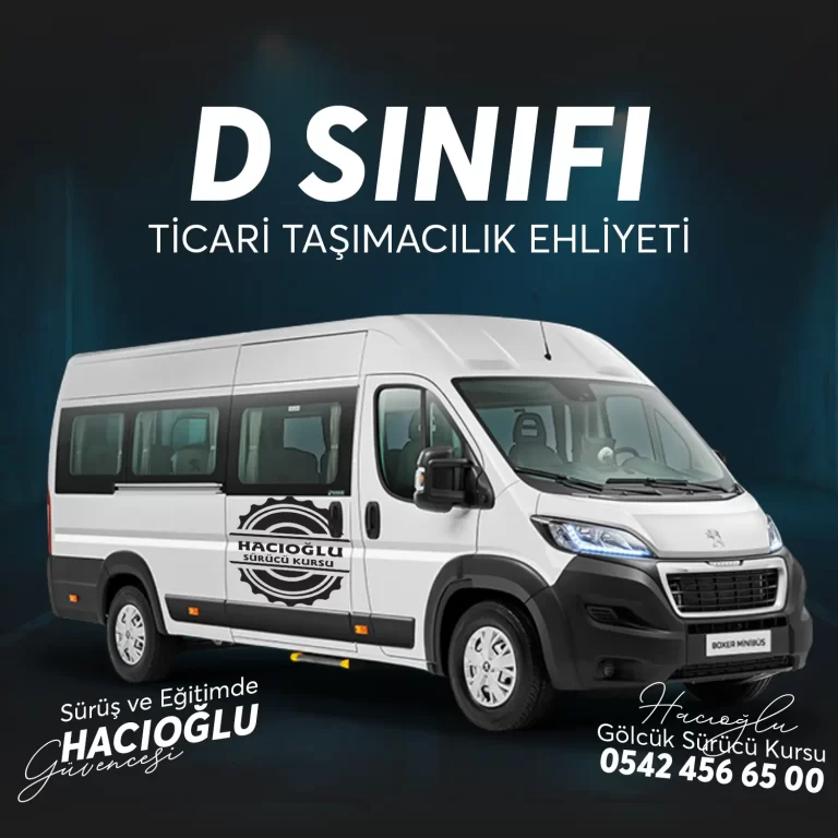 Gölcük Sürücü Kursu Gölcük D SINIFI TİCARİ TAŞIMACILIK EHLİYETİ