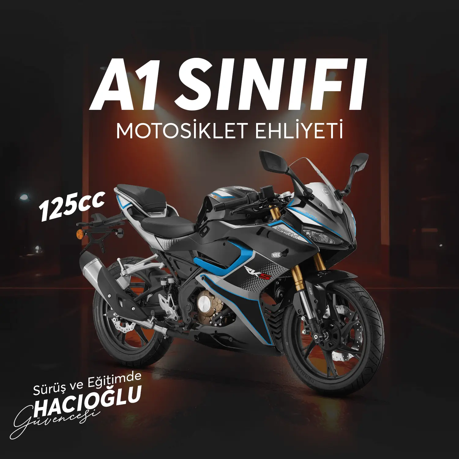 Hacıoğlu Sürücü Kursu A1 SINIFI 125cc MOTOSİKLET EHLİYETİ
