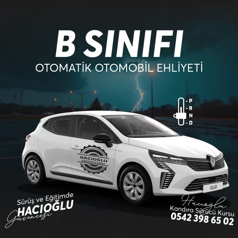 Kandıra Sürücü Kursu Kandıra B SINIFI OTOMOBİL EHLİYETİ
