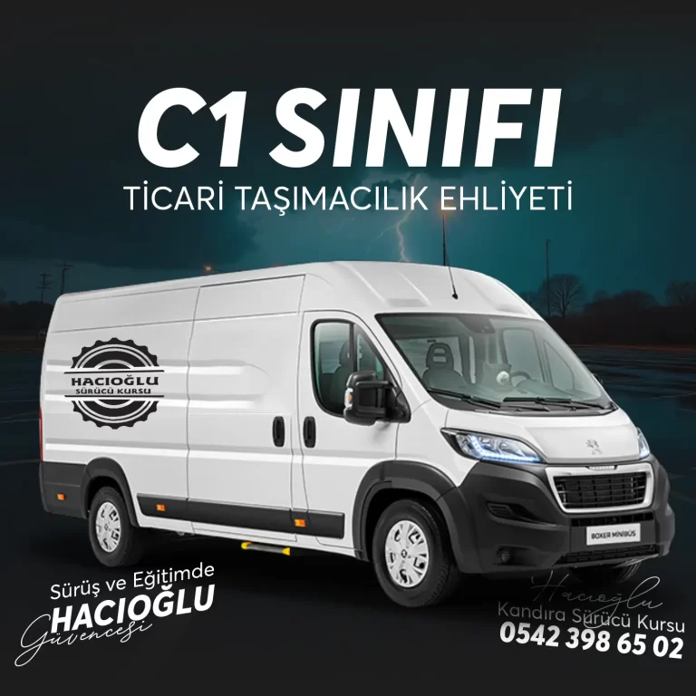 Kandıra Sürücü Kursu Kandıra C1 SINIFI TİCARİ TAŞIMACILIK EHLİYETİ