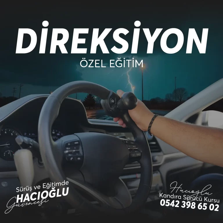 Kandıra Sürücü Kursu Özel Direksiyon Eğitimi